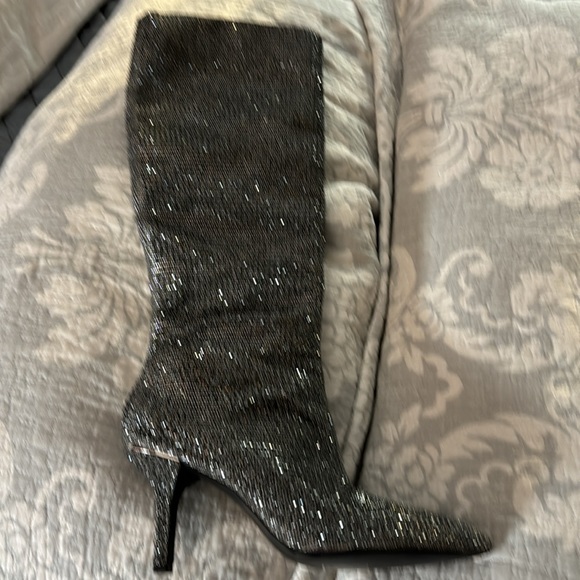 COPY - MICHAEL KORS RINESTONE KNEE HIGH BOOTS - Picture 2 of 5